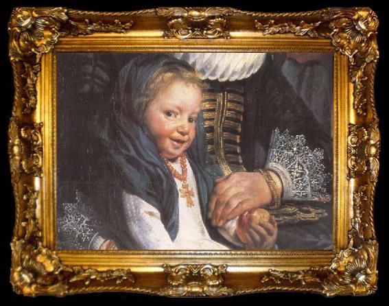 framed  Jacob Jordaens Details of The Artist and his Family (mk45), ta009-2